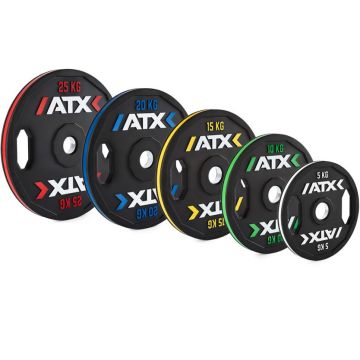 ATX® Color Stripes Gripper Plates mit internationalen Farbcode - von 5 bis 25 kg