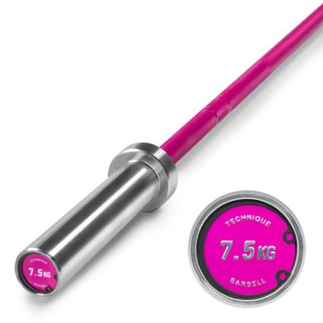 Technik Bar 7,5 kg - Aluminium Hantel - Pink Oxid - PRO Series