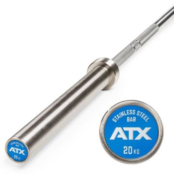 ATX® V4A Power Bar / Hantelstange - Edelstahl Stainless Steel