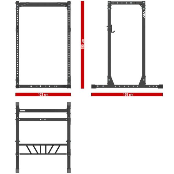 ATX modulares Power Rack System PRX 710 CFG inkl. J Hooks